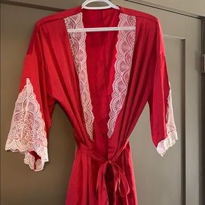 Red Silk Robe